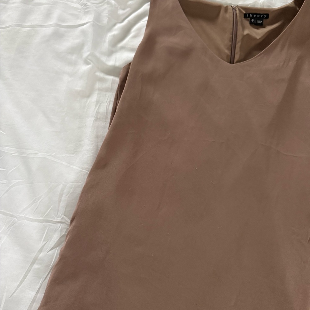 Theory Taupe Camisole Top - Picture 3 of 8